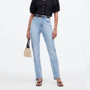 MADEWELL The Perfect Vintage Jean Raw Hem Women’s Size 33